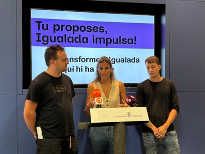 “Transforem igualada” i “Aquí hi ha tema” els dos projectes que s’estrenen aquest setembre fruit dels pressupostos participatius joves