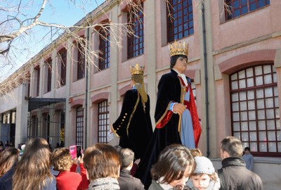 Diumenge, els gegants surten al pati del Museu
