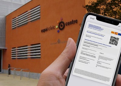 El Centre Cívic de Fàtima i l’Espai Cívic Centre d’Igualada ofereixen ajuda per obtenir el certificat Covid