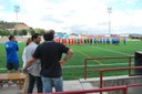 Estrena de la nova gespa de Les Comes