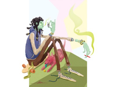 Exposició d'il·lustracions de Sebastián Becerra