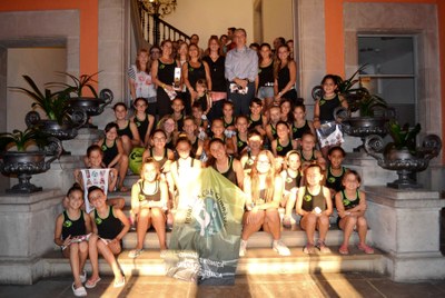 Felicitació a l'Igualada Club Gimnàstic Aula