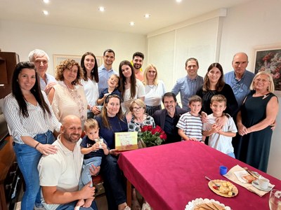 L’Ajuntament d’Igualada felicita la centenària Conxita Carvajal Gurrea