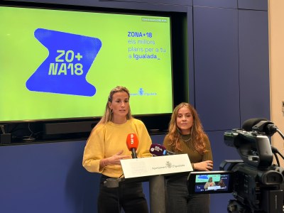 L’Ajuntament d’Igualada impulsa el canal de WhatsApp “Zona +18” destinat a joves de 18 a 30 anys per tal d'acostar-los els recursos, serveis i activitats municipals