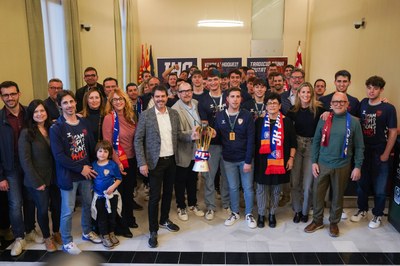 L’Igualada Rigat ofereix la segona WS Europe Cup a la ciutat en una multitudinària celebració a la plaça de l’Ajuntament