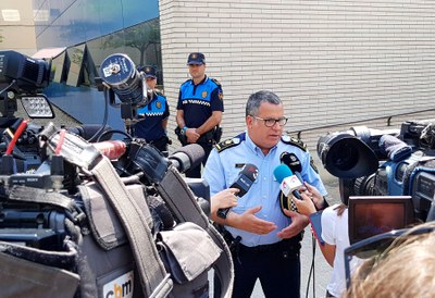 La Policia Local d'Igualada investiga un atropellament al Pont de Montbui