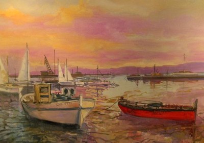 Les pintures de Francesc Aloy, a La Sala Municipal d'Exposicions