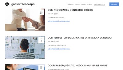 Nous tallers gratuïts per a persones emprenedores i empreses