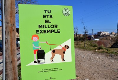 Operatiu per reduir l'incivisme de propietaris de gossos