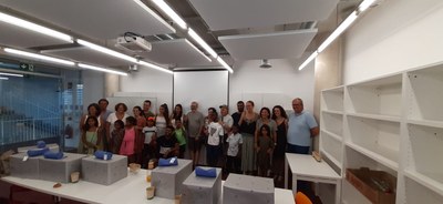 Recepció dels nens i nenes sahrauís que passen l’estiu a la comarca de l’Anoia
