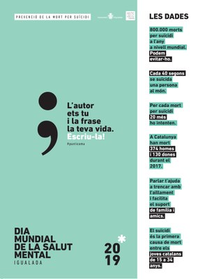 Canvi de dates d’activitats sobre Salut mental